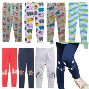 Adorable Rainbow Thin Bottom Pants for Toddlers Girls Cotton Comfortable Non-opening Pants Suitable for Kindergarten Kids