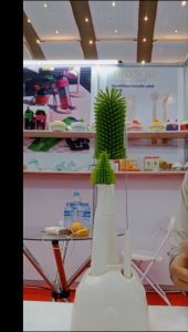 4 in 1 Sikat Botol Susu Bayi Silikon Pembersih Dot/Sikat Botol Bayi Bottle Brush Set / Sikat Botol Bayi Dengan Rak Pengering