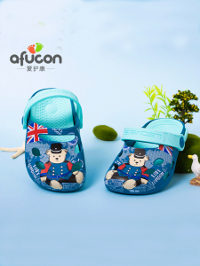 Aihukang Silicone Làm Tắc Giày Trẻ Em Mùa Hè Chống Trơn Trượt Mềm Đế Hoạt Hình Thiết Kế Dép Bé Trai Bé Gái Dép Trẻ Sơ Sinh