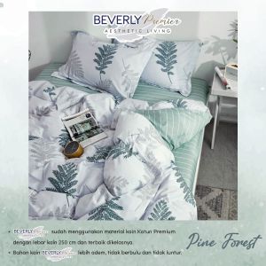 Bed cover set Katun lokal ukuran 180x200 ANTI GESER | ELASTIK LOCK