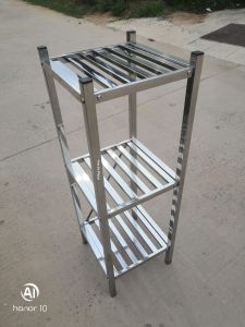 Economic Stainless Steel Plant Stand Office Floor Mounted Corrosion Resistant Green Plant Storage Rack Balcony Flower Stand