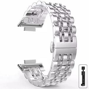 Metal Strap For Huawei Watch Fit 5/5Pro Stainless Steel Band Bracelet Replacement Watchband For Huawei Fit4pro Fit4 Fit3 Correa