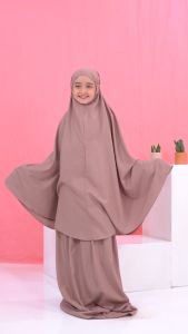 MUKENA ANAK TANGGUNG TRAVELING POLOS FALISHA 2 IN 1 / ARUNIKA TANGGUNG KATUN PREMIUM