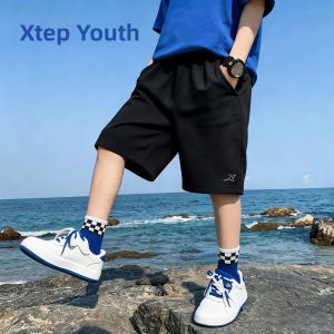 XTEP | Childrens Thin Straight Trousers Casual Quick-dry Summer Long Pants