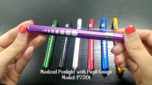 Medical Penlight with Pupil Gauge for Nurses and Healthcare Professionals