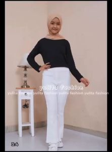 Celana Cutbray Anak 6-13 Tahun Bahan Scuba Premium Melar