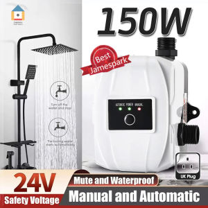 【Malaysia Spot Sale】Household Pressure Booster Pump Automatic Mini Water Pump for Home Water Heater Bathroom Shower 150W Kitchen Sink Shower Water Booster