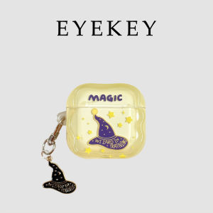 Magic Hat Silicone Case for AirPods 1/2/3/4 Wireless Bluetooth Earphone Cover Pro3 Creative Cartoon Star Design Womens Style