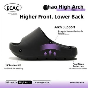 ECAC | Negative Heel Arch Support Corrective Thick Sole Heightening Womens Slippers