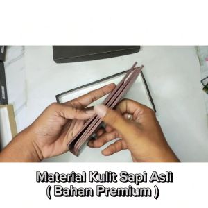 Payuan - Dompet Panjang Pria awet | Dompet Kartu Kulit Sapi Orri Pria Panjang Lipat 3 | Dompet Kulit Panjang New Model