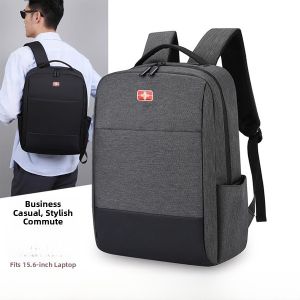 2025 New Mens Large Capacity Business Travel Backpack Computer Bag High School Middle School College Student Bookbag