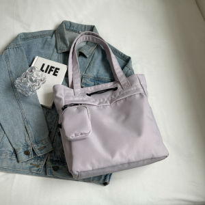 Summer Nylon Lightweight Large Capacity Casual Korean Style Fitness Computer Bag for Traveling Commuting And Class Tote Shoulder Bag