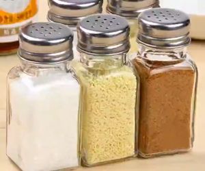 Tempat Bumbu Garam Merica Lada Cabe Rempah Botol Kaca