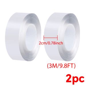 Nano Tape Extra Strong Double-sided Adhesive Tape Waterproof Transparent Decorative Tape Thickened Reusable Tape Tools For Home