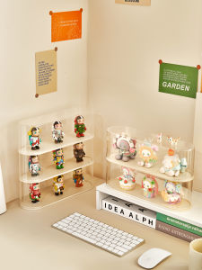 Acrylic Display Stand for Figurines And Dolls Transparent Dustproof Box Toy Storage Organizer Bubble Bobble Lego Collectible Cards