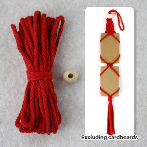 Macrame Kit Boho Photo Pendant DIY Material Pack Polyester Handmade Photo Frame Wall Car Hanging Wedding Decor Multicolor Craft