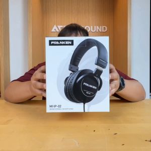 Franken MHP-02 หูฟังมอนิเตอร์แบบครอบหู Over-Ear สำหรับงานบันทึกเสียง พร้อมแจ็คแปลงหูฟัง AT prosound