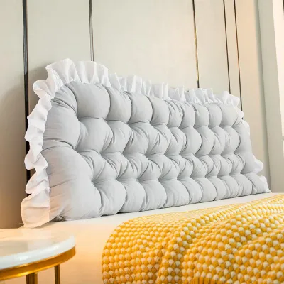 2024 New Bed Headboard Crash Protection Large Pillow Cushion