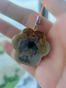 ！Defective product！Genshin Impact Zhongli Cat paw Keychain on sale