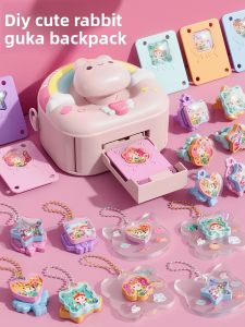 FUZAO | Princess Magic Sticker Machine Craft DIY Badge Making Kit