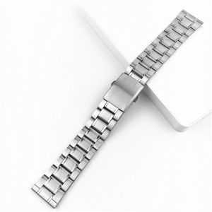 Stainless Steel Strap Universal Bracelet 12mm 14mm 16mm 18mm 20mm 22mm Metal Watch Band Smartwatch Replacement Wristband