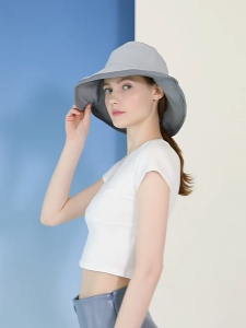 Anti UV UPF 50 Wide Brim Quick Dry Light Weight Stylish Ladies Women Bucket Beach Sun Shade Block Cap Hat