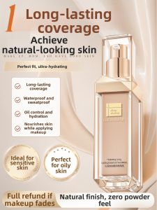 LUCENBASE Skin-Care Concealing Long-Lasting Waterproof Foundation for Combination to Oily Skin