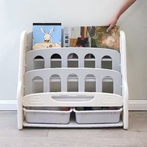 Kệ sách cho bé nhựa nguyên sinh cao cấp hiệu Babypods mẫu Alphabet