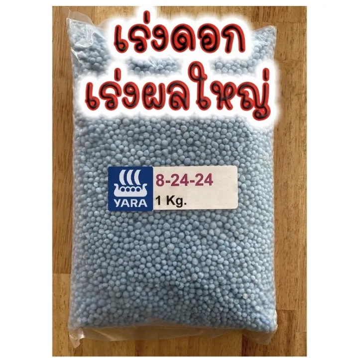 ปุ๋ย 8-24-24 เร่งดอก เร่งผลใหญ่