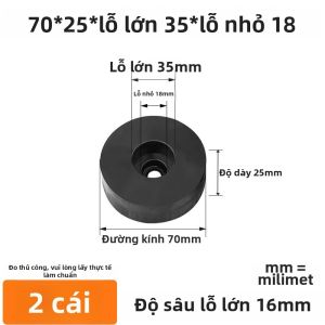 Đệm Chống Rung Có Lỗ Tròn