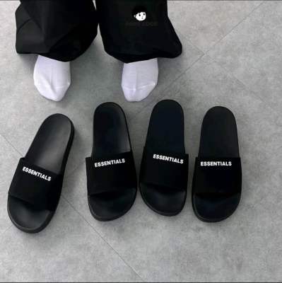 Dép Essentials Quai Ngang Nam Nữ kiểu dáng Hàn Quốc Cao Cấp 'hot' Slipper DéP Cao Su Đế Bằng Đông Jean