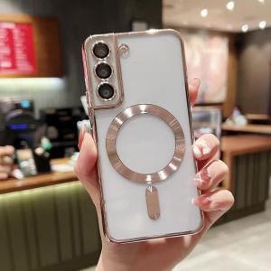 Case For Magsafe Samsung Galaxy A17 5G A56 A55 A36 A26 A16 A06 S25 Edge S24 FE S23 Ultra S22 Plus S21 S20 A55 A35 A15 A05 A25
