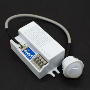 เซ็นเซอร์ตรวจจับความเคลื่อนไหวสำหรับไฟอัตโนมัติ 5.8GHz ไมโครเวฟเรดาร์ 90-265V AC 220V เหมาะสำหรับโถงทางเดินโรงแรม ไฟเซ็นเซอร์ทางเดิน