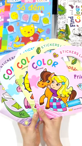 Sách -  Color Stickers Lấp Lánh - ndbooks