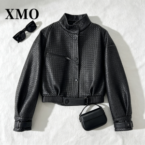 XMO | High-end Designer Sheep Leather Biker Jacket