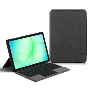 AJIUYU | Keyboard Case For Samsung Galaxy Tab A11 Plus 2025 A11+ A9+ A9 Plus 11 Inch Tablet Magic Smart Keyboard Cover TouchPad Backlight