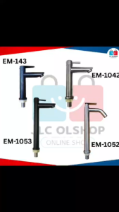 em-143 em-1052 em-1042Black and stainless aluminum sinle water faucet