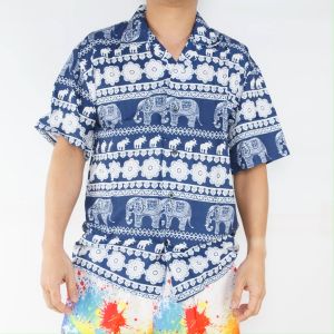 เสื้อลายช้าง Soft Power สินค้าของไทย – ใส่เล่นสงกรานต์ เท่แบบไทยๆ สาวมองแน่นอน!