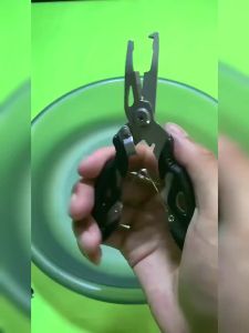 Stainless Steel Fishing Pliers Multifunctional Hook Remover Scissors Portable Saltwater Freshwater Fishing Tackle