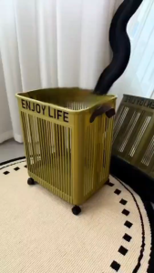 Dirty Clothes Basket Foldable Dirty Clothes Storage Basket Dirty Clothes Basket Household Laundry Basket High Value Light Luxury Storage Basket