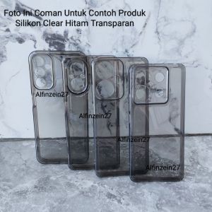 Soft Case Clear Hitam Samsung A14/ A145F/ A04E/ A04/ A13/ A20S/ A21S/ A22 / M32/ M22/ A70/ A32/ A52/A52S/ A03S/ A02S/ F02S/ Silicon Transparan Hitam Space all type Alfinzein27