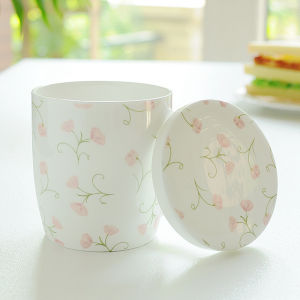 Cup Ceramic Household Mug Female Bone-China Cup Couple with Lid Office Coffee Cup Child Drinking Cup Tea Cup