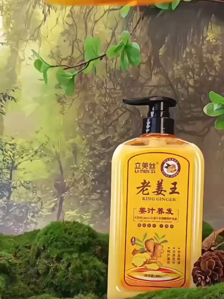 Ginger Shampoo 500ml Conditioner Set Hairfall Dandruff Oil Control Scalp Treatment Fast Growth Nourish Repair