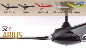 MT EDMA 52IN ARIUS - KIPAS ANGIN GANTUNG PLAFON - REMOTE CONTROL