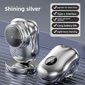 MONLEYTA | Portable Travel Electric Shaver For Men Mini Waist Design Car Mounted Rechargeable Multi-Function Grooming Aluminium Alloy Blade