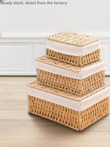 Handcrafted Small Gift Box Wicker Weaving Festival Birthday Packaging Empty Box Forest System Souvenir Home Decor Living Room