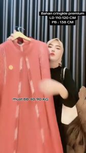 INARA DRESS WANITIA KEKINIAN GAMIS PESTA KONDANGAN MEWAH BAHAN CRINKLE SWAROVSKI