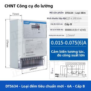 CHNT | Máy Đo Biến Đổi Ba Pha Bốn Dây 100A