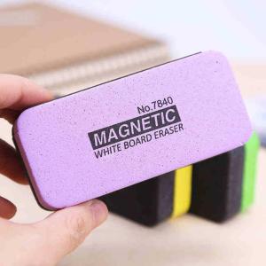 Color Random 1PC Magnetic Blackboard Chalkboard Whiteboard Eraser Cleaner Dry Wipe Marker Pen Duster White Black Chalk Board