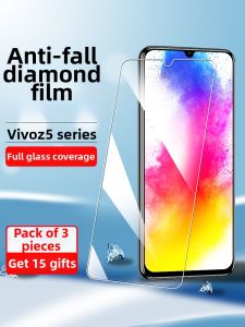 OUXUAN | Full Coverage Protective Blue Light Filter Tempered Glass Film for Vivo Z5 Series